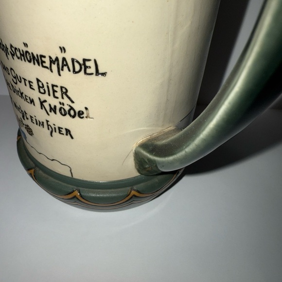 Vintage Mettlach beer stein Ceramic 3090 - Picture 9 of 14